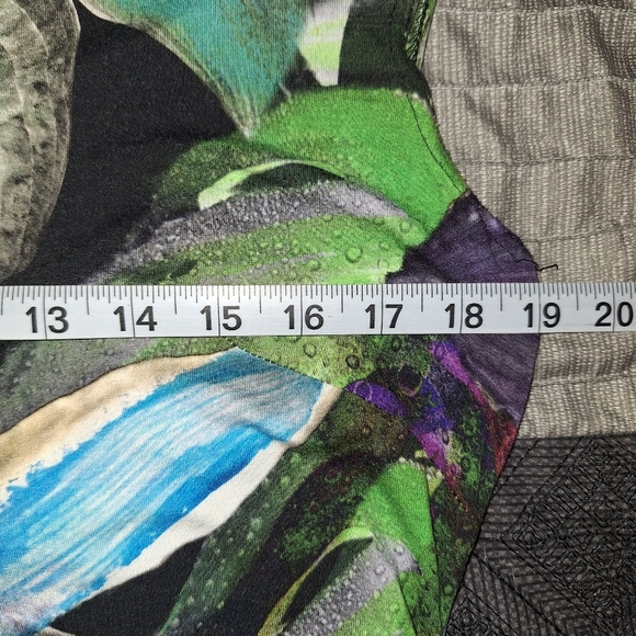 Cartise Women's Floral Hawaiian Cotton Blend Sleeveless Sheath Dress Size 10 - Picture 7 of 8